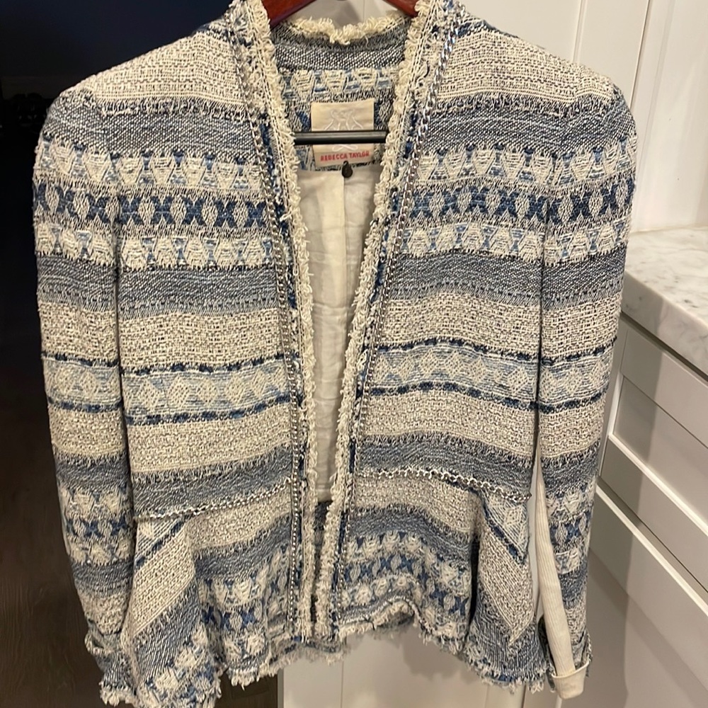 Mixed media jacket